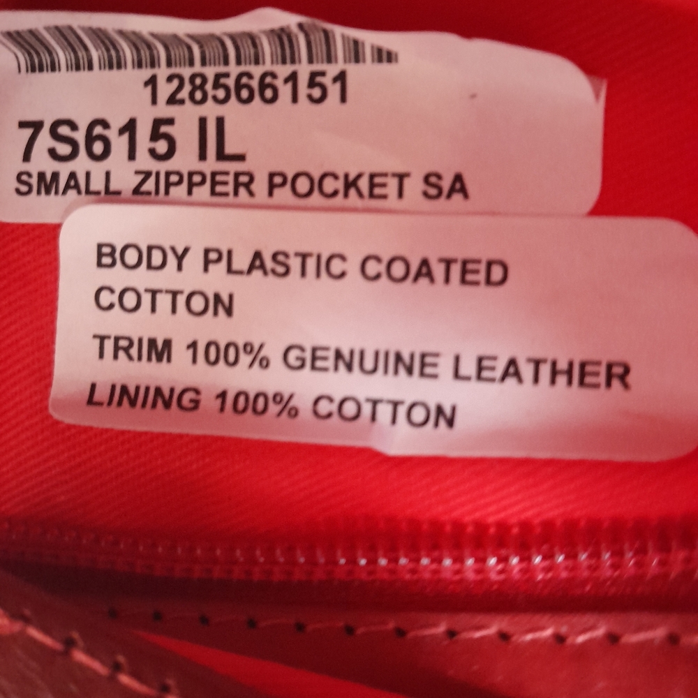 Dooney & Bourke Handbag Vintage Saffiano Small Pocket Sac - RED- NWT - Picture 7 of 9